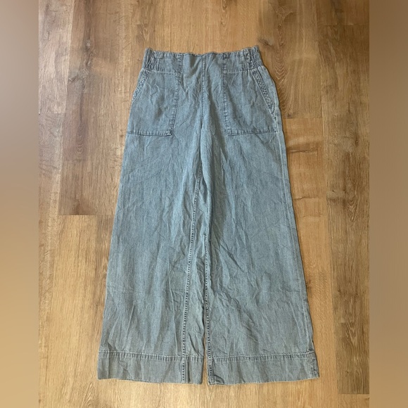 Free People Denim - Free People Wide Leg Pull On Jeans